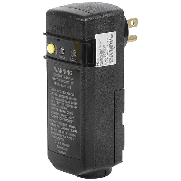 Leviton GFCI, 20A, SPST, Right Angle Plug | GSRA2 Questions & Answers