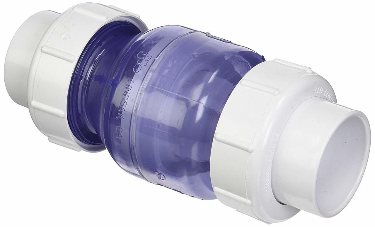 Flo Control 2" Spring Check Valve Union Clear 1/2# | 1700C20 Questions & Answers