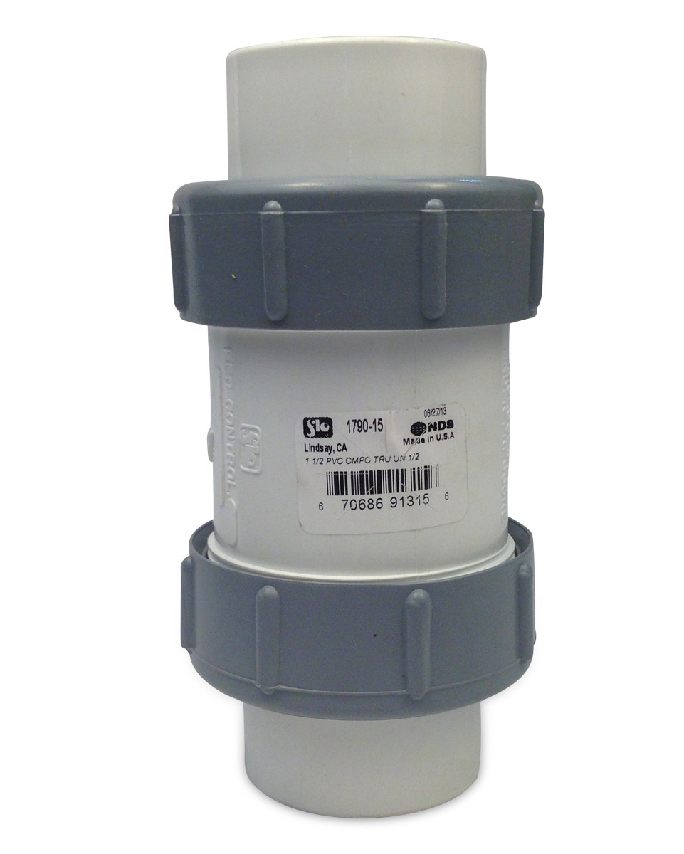 Flo Control 1.5 Spring Check Valve Union .5# Compact | 1790-15 Questions & Answers