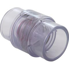 Magic Plastics Check Valve, Magic Plastics, 1-1/2"s x 2"spg, 1/4 lb., Clear | 0830-15C Questions & Answers