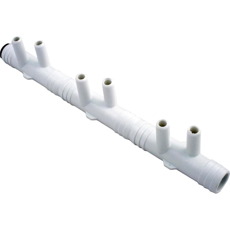 Waterway Manifold 2-4-6 Port Cut To Fit 3/4" Ribbed Barb X .375 Smooth Barb | 672-7190 Questions & Answers