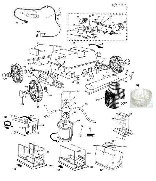 i need the aquabot drive motor model# 6040-002