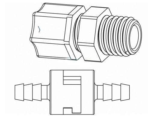 We need part no 005402336100 a Paramount Clear O3 check valve with tubing