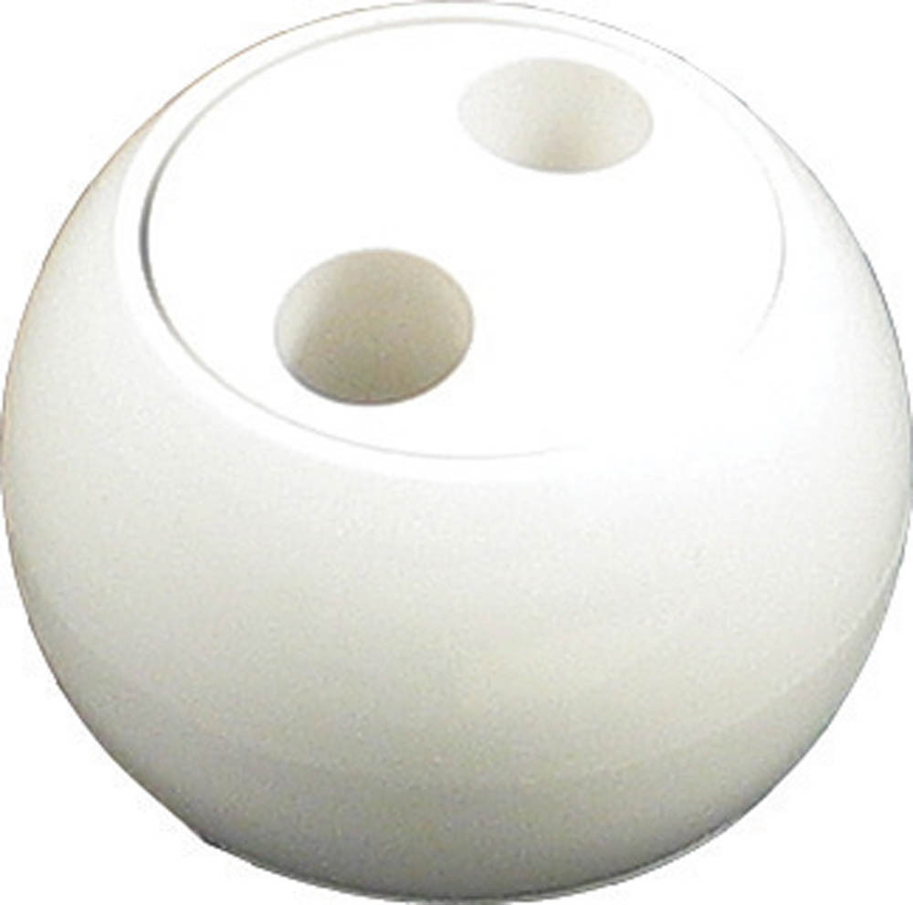 What is the overall ball diameter for the Custom Molded Products Pulsator Eyeball White | 23315-100-000 ?