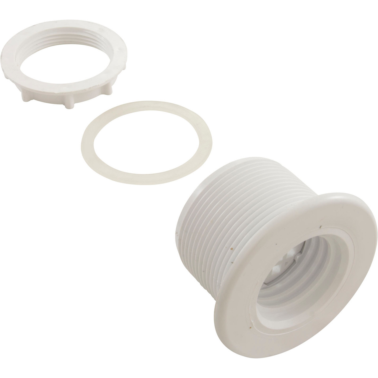 Waterway Plastics Wall Fitting, Filter, Waterway, 1-1/2" ACME x 2"S, w/ Gasket & Lock Ring | 400-9030 Questions & Answers