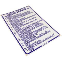 Pentair Sign, Pool Rules, North Carolina, 24" x 36" | R234100 Questions & Answers