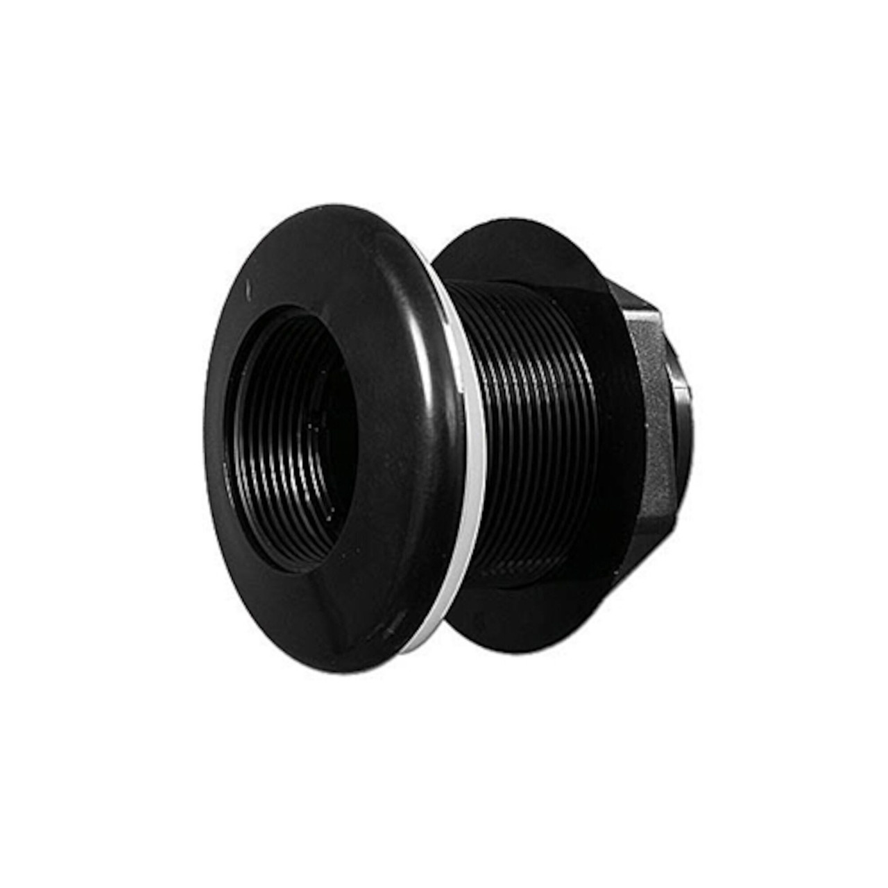 Hydro Air Wall Fitting, Jet, HydroAir Standard Series, Extended, Black w/ Nut, Gasket | 10-3320BLK Questions & Answers