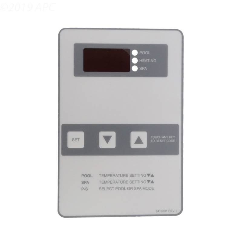 Raypak Control Panel LCD Decal | H000330 Questions & Answers