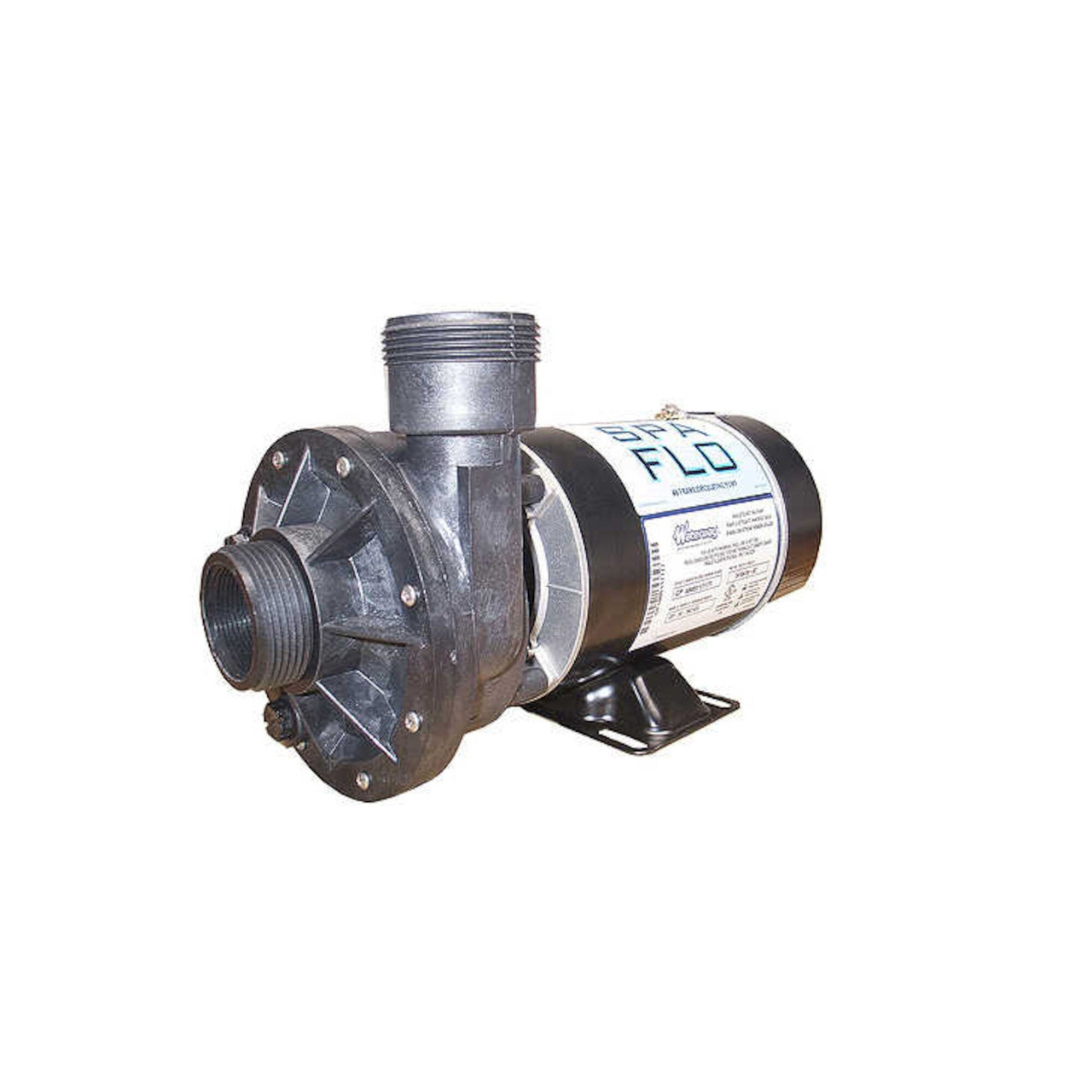 Waterway Pump, Waterway, Spa-Flo II, 2.0HP, 115/230V, 10.0/5.0 Amp, 1-Speed, 1-1/2"MBT, 48-Frame | 3410830-S0Z Questions & Answers