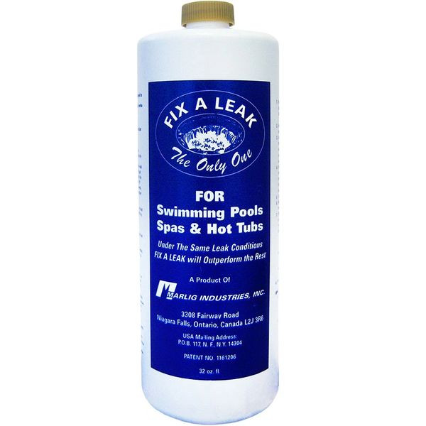 Marlig Fix-A-Leak 32 oz for Pools and Spas | MKWFAL32 Questions & Answers