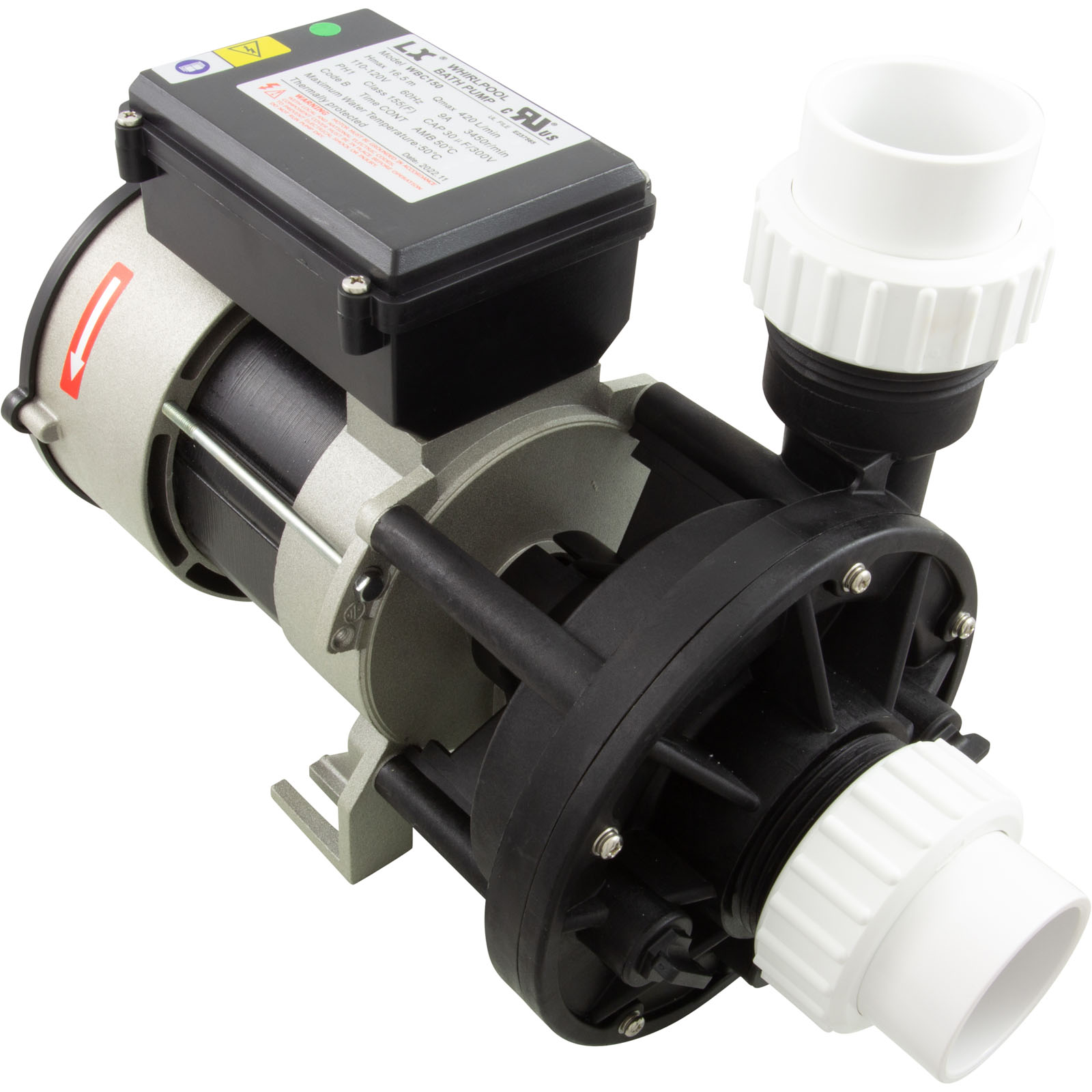 Pump, Bath, LX WBC, 9.0A, 115v, 1.5" | WBC150 Questions & Answers