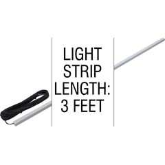 PAL Lighting Light Strip, LED, 3ft, w/Diffuser Lens, 65ft Cord | 42-PLOF-RGB-090 Questions & Answers