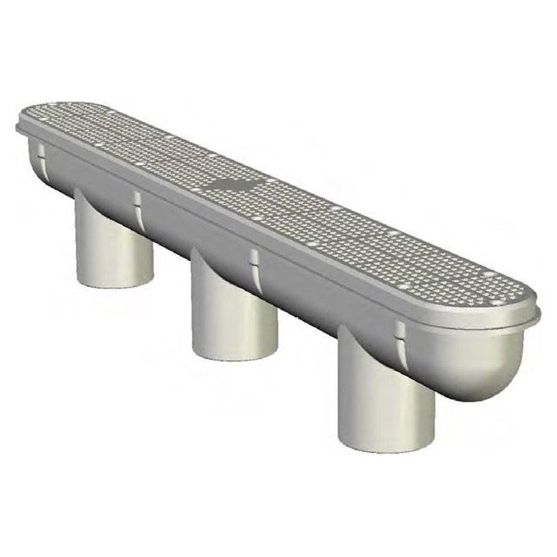 CMP 32" Channel Main Drain & Sump, Dark Gray | 25506-327-000 Questions & Answers